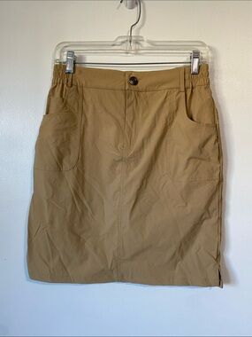 JACK SMITH Khaki Utility Athletic Skort Tan Hiking Golf Tennis Skirt Sz M